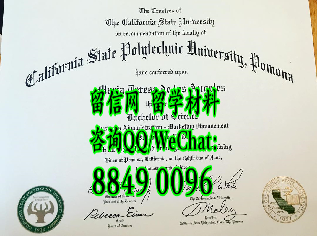 美国波莫纳加州理工大学毕业证，California State Polytechnic University, Pomona diploma certifica
