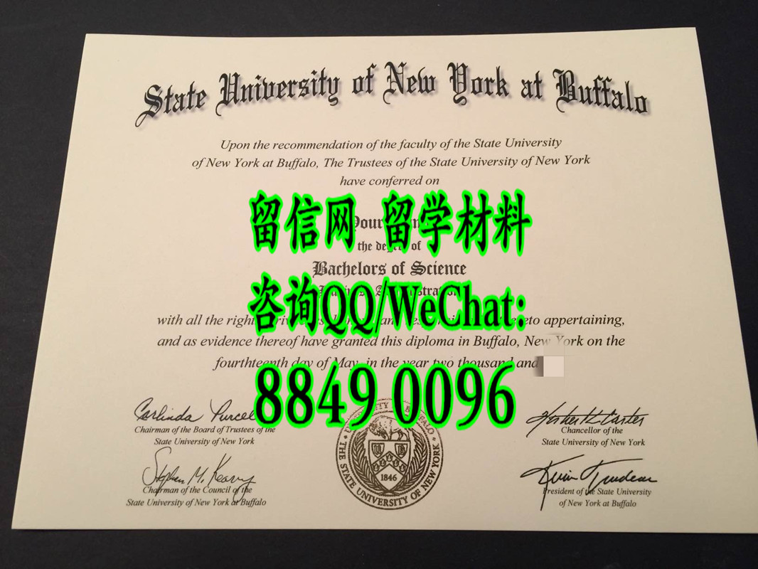 美国纽约州立大学布法罗分校毕业证，state university of new york at Buffalo diploma certificate